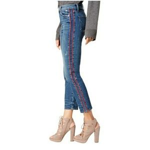 NWOT Hudson Jeans with Red Piping